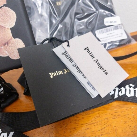 NWT Palm Angels Kill The Bear iPhone 11 Pro Case Black Teddy Lanyard - Picture 3 of 5